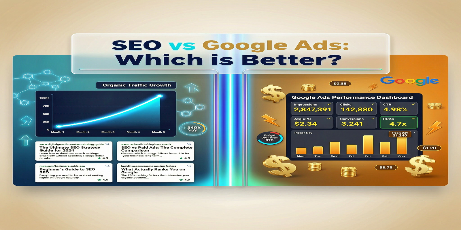 SEO vs. Google Ads: Which is Better?