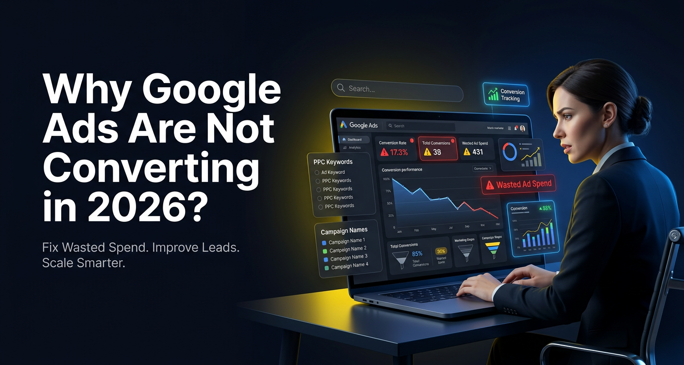 Why Google Ads Are Not Converting in 2026 (And How to Fix It)